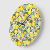 Traditioneel mediterraan patroon met leemons grote klok (Hoek)