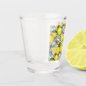 Traditioneel mediterraan patroon met leemons shot glas (Links)