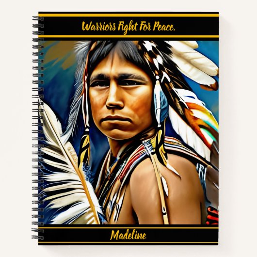 Traditioneel memoboek: tribale geest notitieboek (Voorkant)