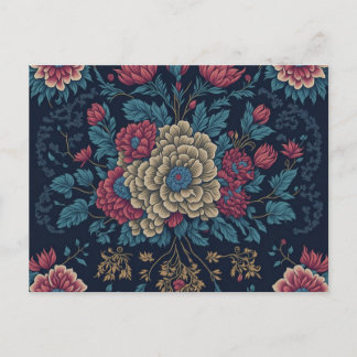 Traditioneel Mexicaans borduurpatroon Briefkaart