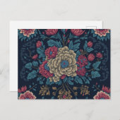 Traditioneel Mexicaans borduurpatroon Briefkaart (Voorkant / Achterkant)