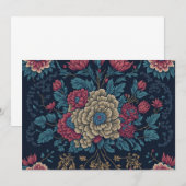 Traditioneel Mexicaans borduurpatroon Kaart (Voorkant / Achterkant)