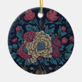 Traditioneel Mexicaans borduurpatroon Keramisch Ornament (Voorkant)