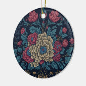 Traditioneel Mexicaans borduurpatroon Keramisch Ornament (Links)