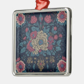 Traditioneel Mexicaans borduurpatroon Metalen Ornament (Links)