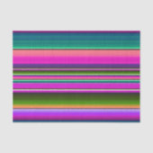 Traditioneel Mexicaans Fiesta Dekbed Serape Roze Tissuepapier (Voorkant)