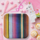 Traditioneel Mexicaans Fiesta Design Papieren Bordje (Feest)