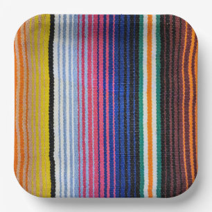 Traditioneel Mexicaans Fiesta Design Papieren Bordje