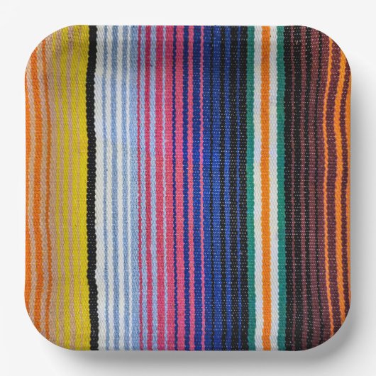 Traditioneel Mexicaans Fiesta Design Papieren Bordje (Voorkant)