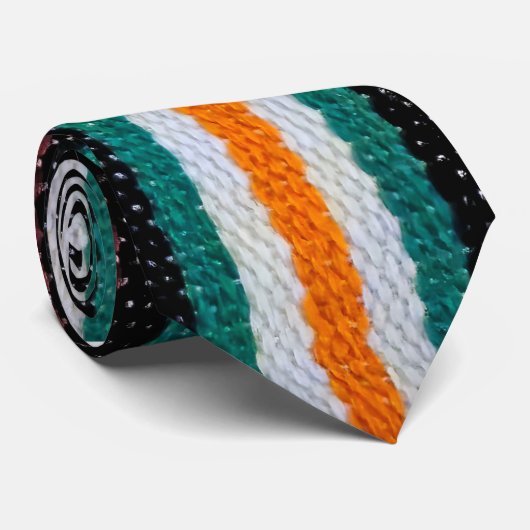 Traditioneel Mexicaans Fiesta Design Stropdas (Opgerold)