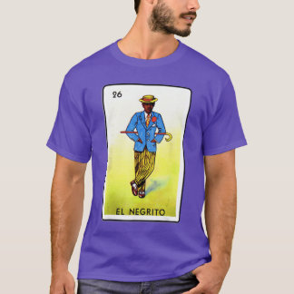 Traditioneel Mexicaans kaartspel N26 El negrito re T-shirt