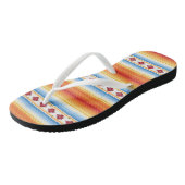 Traditioneel Mexicaans patroon van tapebak Teenslippers (Schuin)