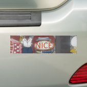 Traditioneel mooi mooi huisje in Afrika Bumpersticker (Op auto)