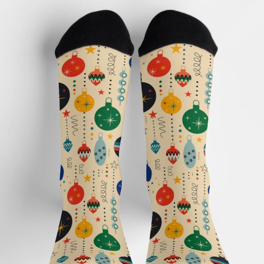  traditioneel mooi ornament Beige Sokken (Top)