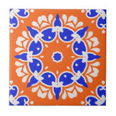 Traditioneel mozaïekpatroon voor etnische volksbew tegeltje (Voorkant)