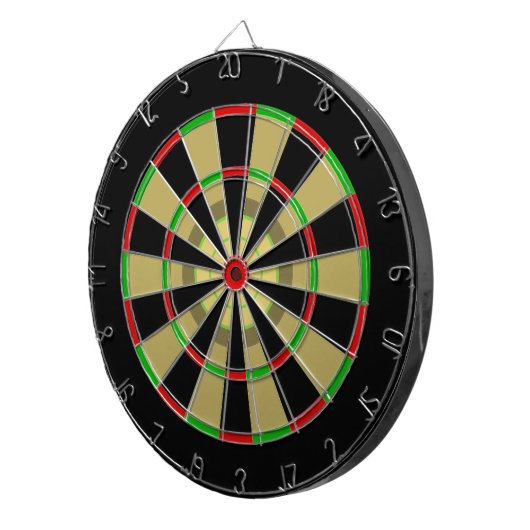 Traditioneel multifunctioneel semitisch dartboard dartbord (Voorkant Rechts)