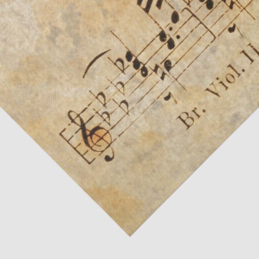 traditioneel muziekpapier tissuepapier (Detail)