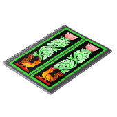 Traditioneel mythisch kunstontwerp in Sri Lanka Notitieboek (Linkerzijde)