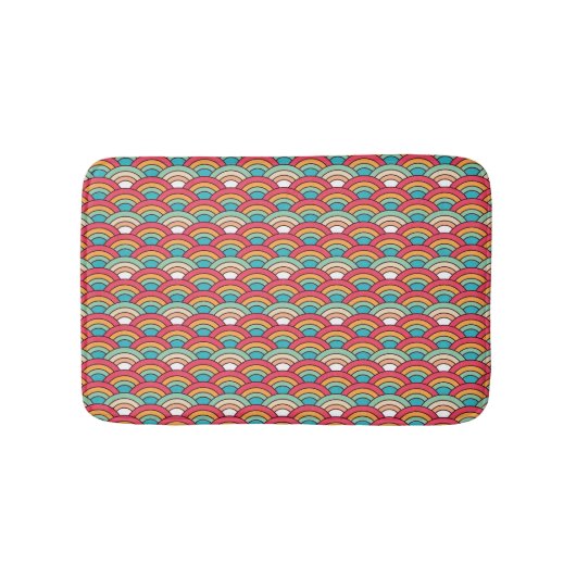 Traditioneel naadloos patroon Elegant Design Badmat (Voorkant)