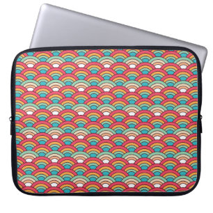 Traditioneel naadloos patroon Elegant Design Laptop Sleeve