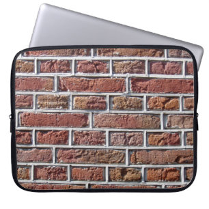 Traditioneel Nederlands metselwerk voegwerk foto Laptop Sleeve