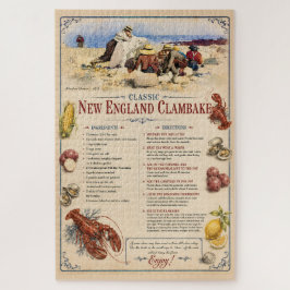 Traditioneel New England Clambake Recept Legpuzzel