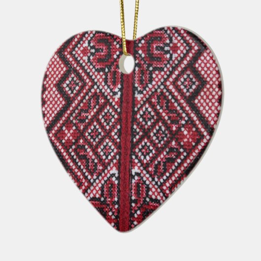 Traditioneel Oekraïens ontwerp Keramisch Ornament (Links)