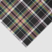 Traditioneel olive Green Tartan Patroon Modern Tissuepapier (Detail)