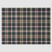 Traditioneel olive Green Tartan Patroon Modern Tissuepapier (Voorkant)