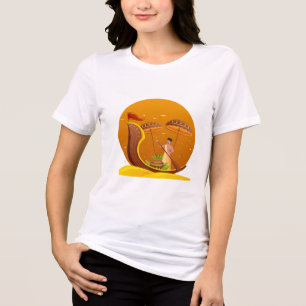 Traditioneel Onam Festival Tri-Blend Shirt