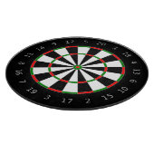 Traditioneel ontwerp van dartboard voor regelgevin snijplank (Hoek)