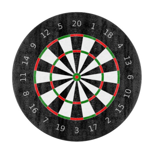 Traditioneel ontwerp voor dartbord snijplank (Voorkant)