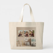Traditioneel Oostenrijk kostuum Grote Tote Bag (Achterkant)