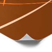 Traditioneel Oranje pompoen keukendecor Poster (Hoek)