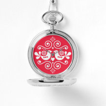 Traditioneel ornament horloge