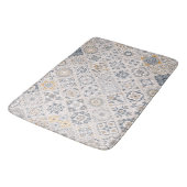 Traditioneel ornament Portugees en Spaans Boho  Badmat (Gekanteld)
