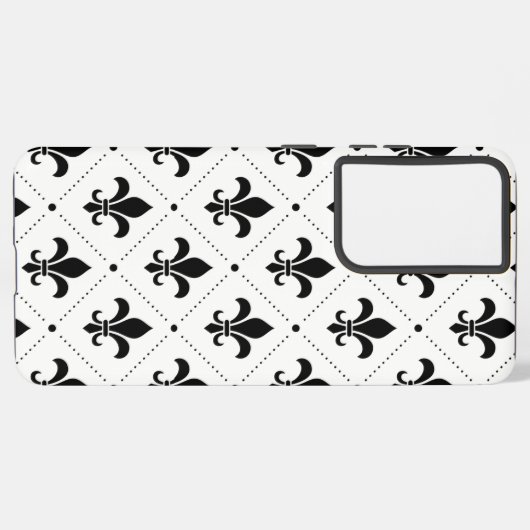 Traditioneel Ornament Royal Lily Samsung Hoesje Samsung Galaxy Hoesje (Linkerkant)