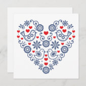 Traditioneel Ornament Wenskaart Feestdagenkaart (Voorkant / Achterkant)