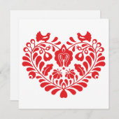 Traditioneel Ornament Wenskaart Feestdagenkaart (Voorkant / Achterkant)