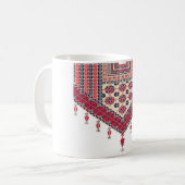 Traditioneel Palestijns borduurwerk Koffiemok (Voorkant links)