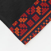 traditioneel Palestina borduurwerk patroon Fleece Deken (Hoek)