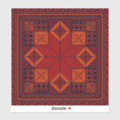 Traditioneel Palestina borduurwerk patroon Sticker (Vel)