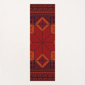 Traditioneel Palestina borduurwerk patroon Yogamat (Voorkant)