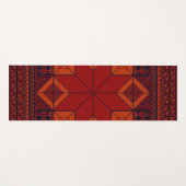 Traditioneel Palestina borduurwerk patroon Yogamat (Voorkant (horizontaal))