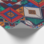 Traditioneel Palestina Borduurwerk tatreez kleurri Cadeaupapier (Hoek)