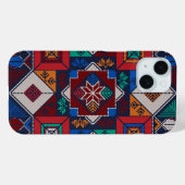 Traditioneel Palestina Borduurwerk tatreez kleurri Case-Mate iPhone Case (Achterkant (horizontaal))