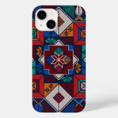 Traditioneel Palestina Borduurwerk tatreez kleurri Case-Mate iPhone Case (Achterkant)
