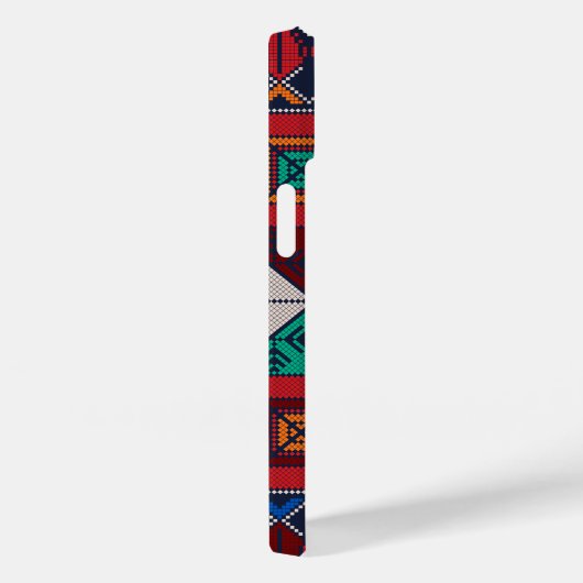 Traditioneel Palestina Borduurwerk tatreez kleurri Case-Mate iPhone Case (Achterkant / Rechts)