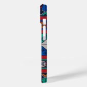 Traditioneel Palestina Borduurwerk tatreez kleurri Case-Mate iPhone Case (Achterkant / Links)