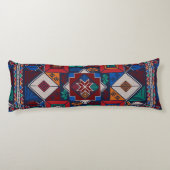 Traditioneel Palestina Borduurwerk tatreez kleurri Lichaamskussen (Achterkant)